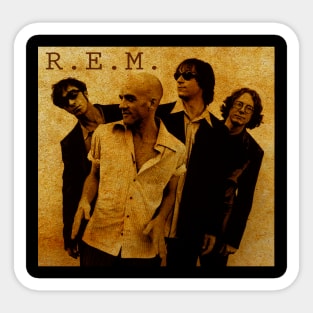 VINTAGE Potrait - R.E.M. Sticker